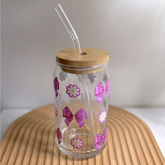 Coquette Libby glass cup NWT - Picture 3 of 3